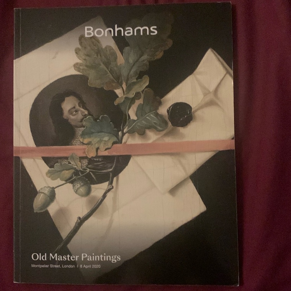Bonhams Old Master Paintings April 2020 beautiful art print book